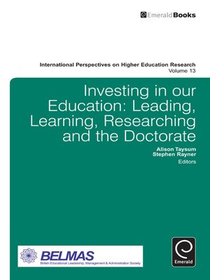 cover image of International Perspectives on Higher Education Research, Volume 13